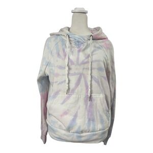 90 Degree by Reflex Pastel Tie Dye Hoodie Sweatshirt Athleisure Small